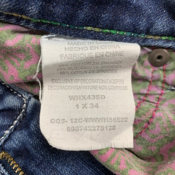Wrangler Rock 47 Low Rise Flared Studded Jeans - Women's Size 1 - Picture 11 of 14